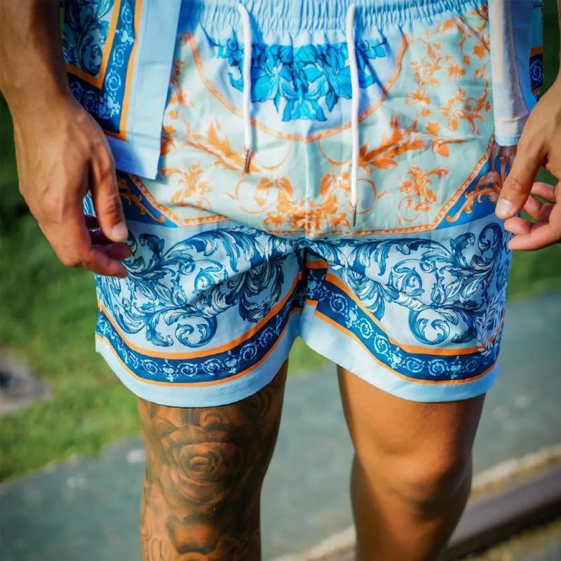 Men's Vacation Style Print Short Sleeve Shirt Shorts Set 15166152Z sold by Manly product image thumbnail 5
