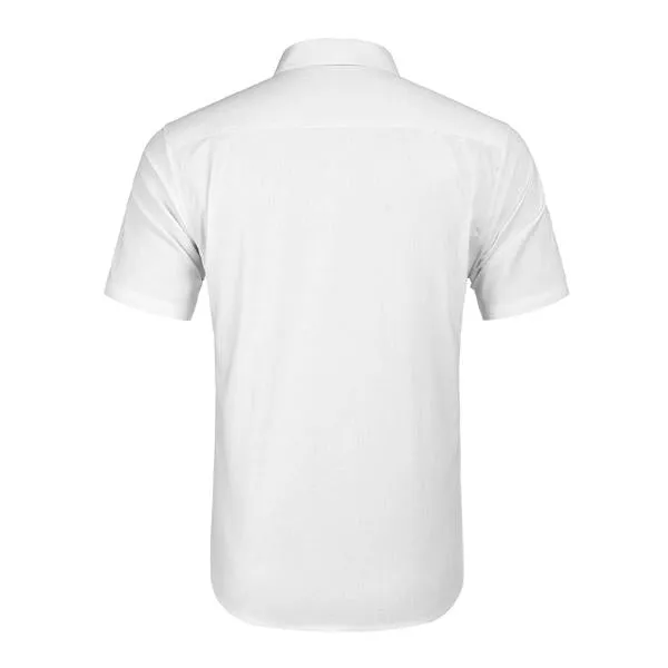 Men's Summer Linen Embroidered Short Sleeve Shirt 57349423X sold by Manly product image thumbnail 3