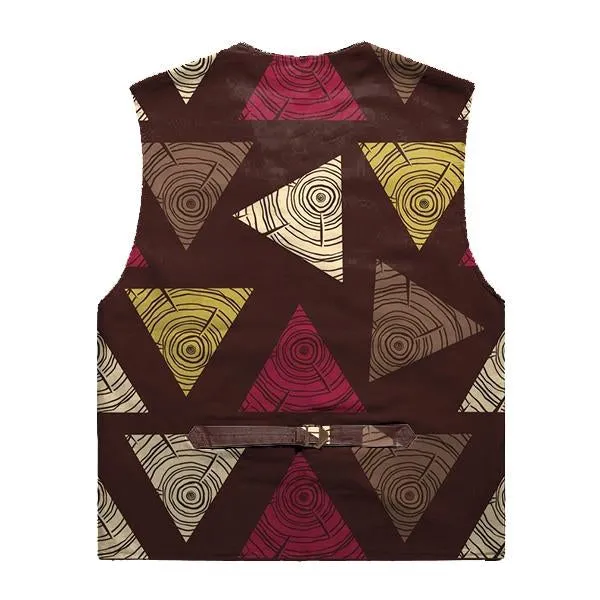 Men's Vintage Geometric Print V-Neck Vest 29490925X sold by Manly product image thumbnail 2