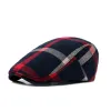Men's British Style Classic Vintage Plaid Thin Hat 36841786X sold by Manly