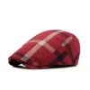 Men's British Style Classic Vintage Plaid Thin Hat 36841786X sold by Manly