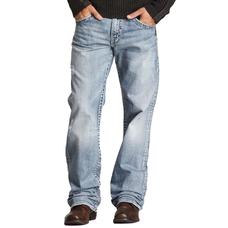 Men's Vintage Washed Distressed Jeans MTA1152K3P sold by Manly