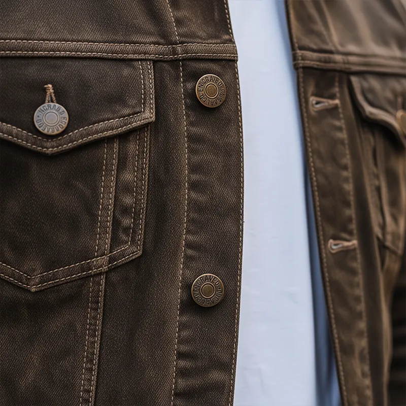 Men's Winter Retro Faux Suede Classic Jacket MTA1584K7P sold by Manly product image thumbnail 4