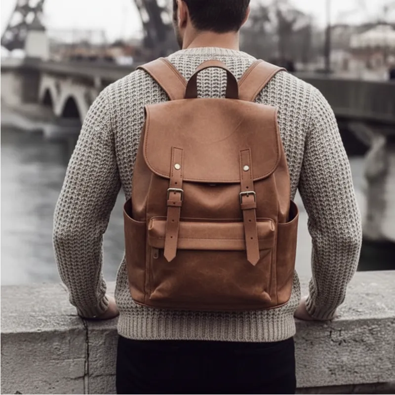 Men's Urban Two-Button Henley Collar Textured Knit Sweater MTA1450K1U sold by Manly product image thumbnail 4