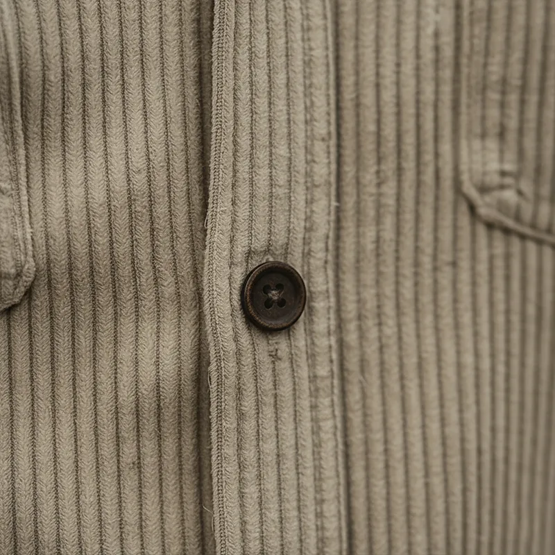 Men's Retro Corduroy Button-Up Shirt MTA1974K5P sold by Manly product image thumbnail 5