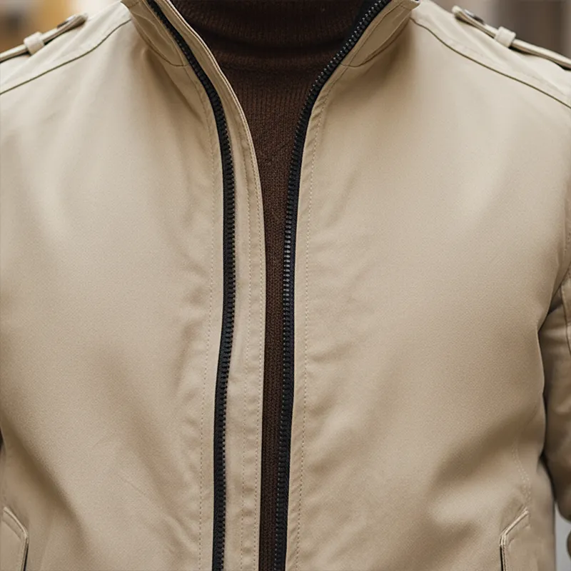 Men's Retro Cotton Blend Multi-Pocket Zipper Jacket MTA1971K5P sold by Manly product image thumbnail 5