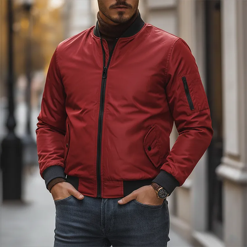 Men's Retro Cotton Blend Multi-Pocket Work Jacket MTA1981K1P sold by Manly product image thumbnail 2