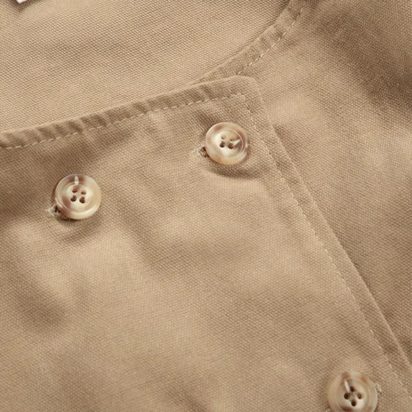 Men's Vintage Loose Workwear Double Breasted Vest 29050315M sold by Manly product image thumbnail 4