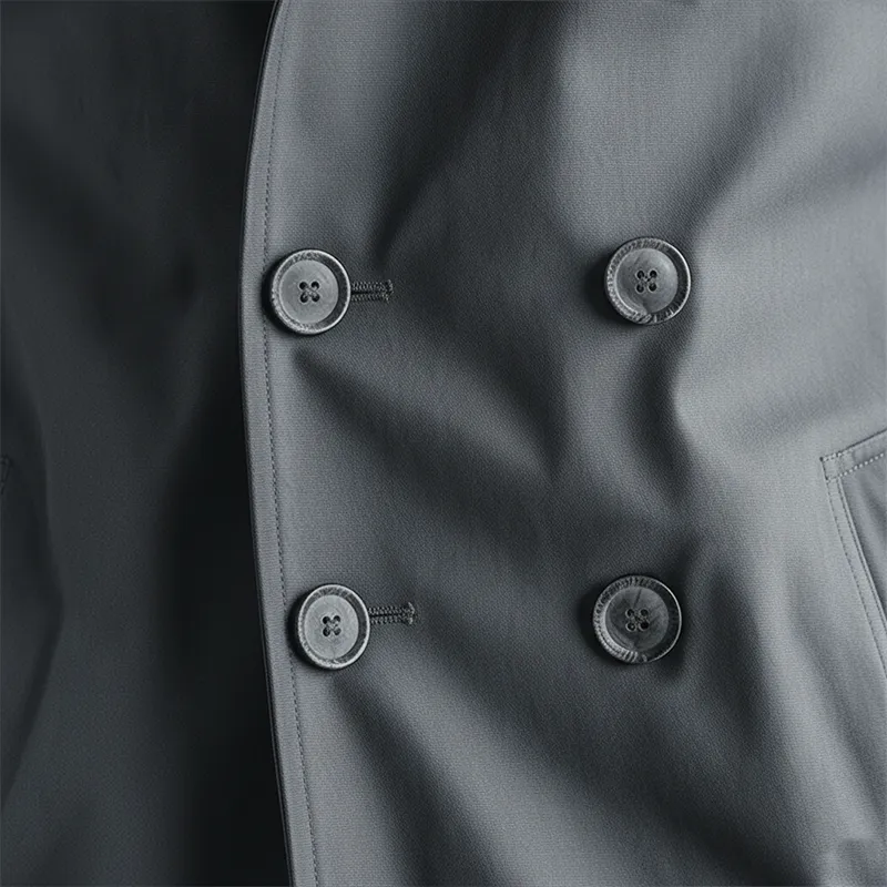 Men's Fashion Cotton Blend Double-Breasted Trench Jacket MTA1421K1P sold by Manly product image thumbnail 5