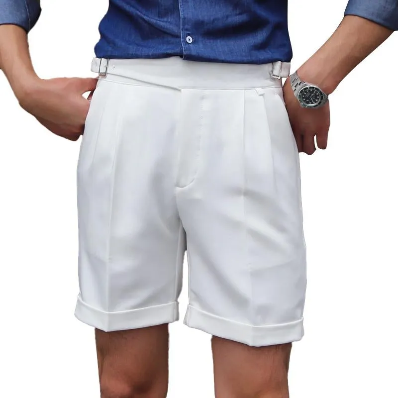 Men's Vintage Solid Color Gurkha Pants Shorts 93420402Y sold by Manly