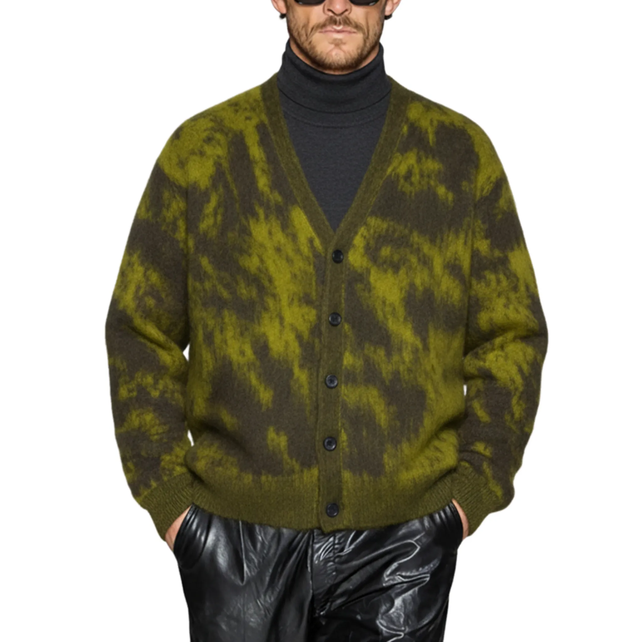 Men's Classic Casual Knitted Cardigan MTA0585K0K sold by Manly