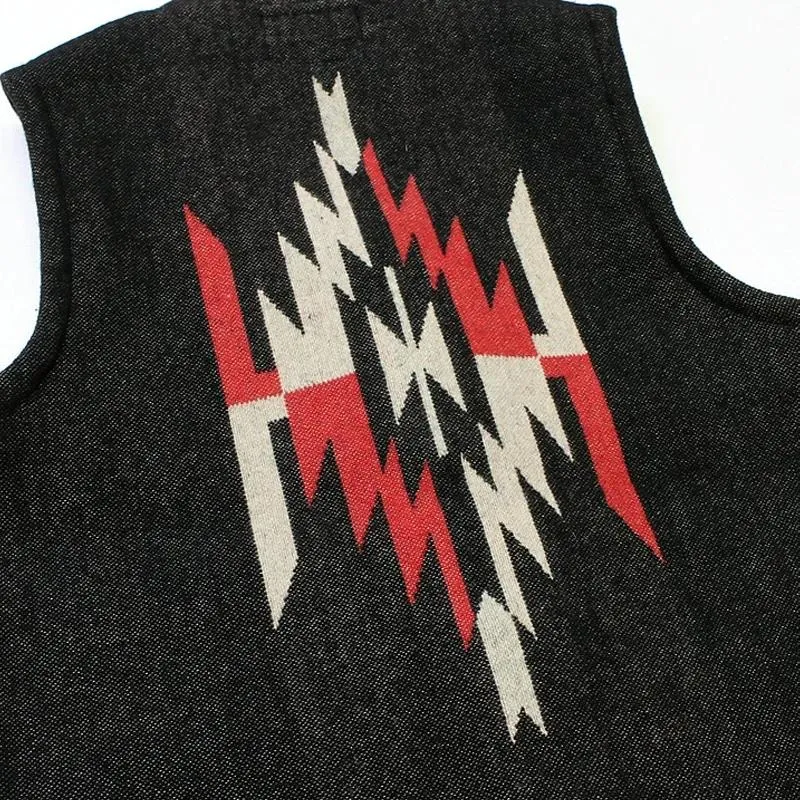 Men's Vintage Western Ethnic Print Vest 83873367Y sold by Manly product image thumbnail 4