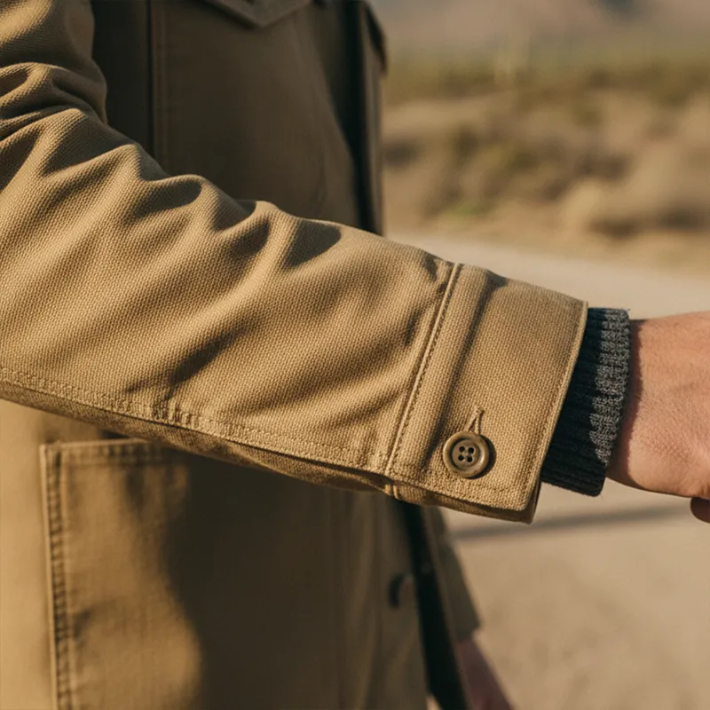 Men's Retro Cotton Blend Multi-Pocket Workwear Long-Sleeve Shirt MTA2002K0P sold by Manly product image thumbnail 3