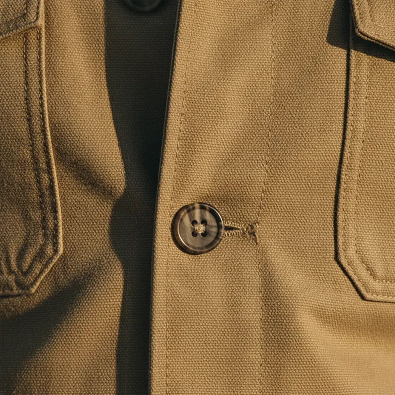 Men's Retro Cotton Blend Multi-Pocket Workwear Long-Sleeve Shirt MTA2002K0P sold by Manly product image thumbnail 4