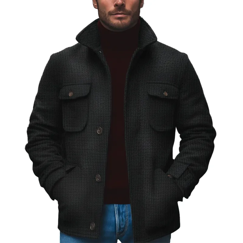 Men's Winter Retro Corduroy Stand-collar Jacket MTA2030K3P sold by Manly