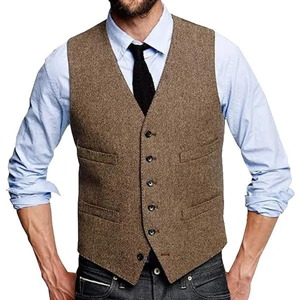 Men's Vintage Single Breasted Suit Vest 09712922M sold by Manly