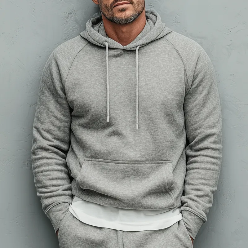 Men's Cotton Blend Athletic Loose Hoodie MTA2926K5X sold by Manly product image thumbnail 2