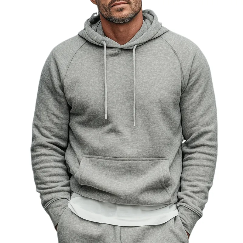 Men's Cotton Blend Athletic Loose Hoodie MTA2926K5X sold by Manly