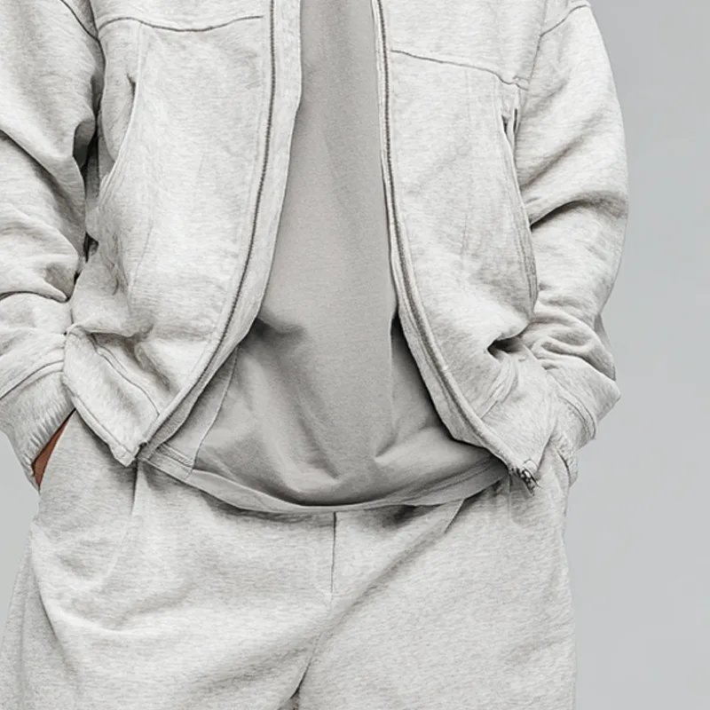 Men's Cotton Blend Stand Collar Casual Loose Jacket MTA2985K1X sold by Manly product image thumbnail 3