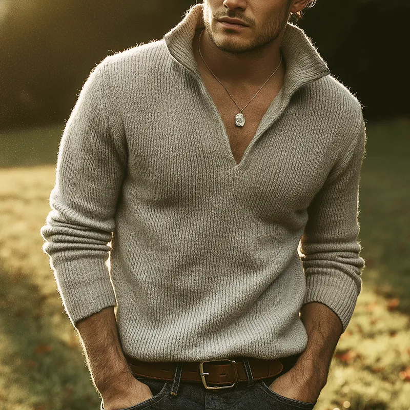 Men's Retro Casual Knitted Pullover SweaterMTA2829K3TO sold by Manly product image thumbnail 2