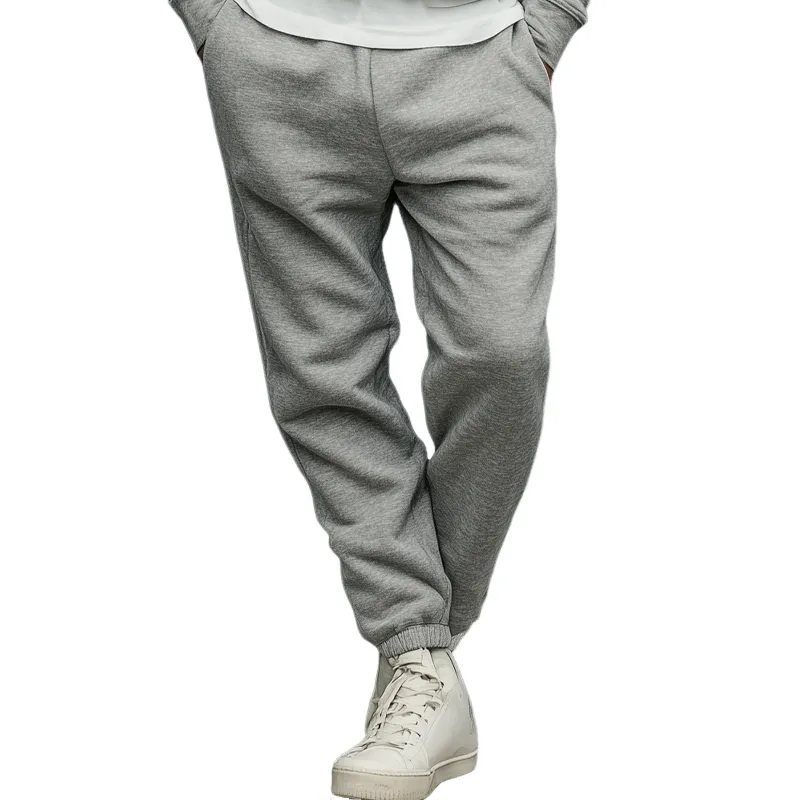 Men's Solid Color Blended Fabric Elastic Waist Sweatpants MTA2994K8X sold by Manly