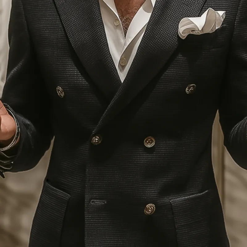 Men's Retro Casual Business Blazer MTA2668K7TO sold by Manly product image thumbnail 3