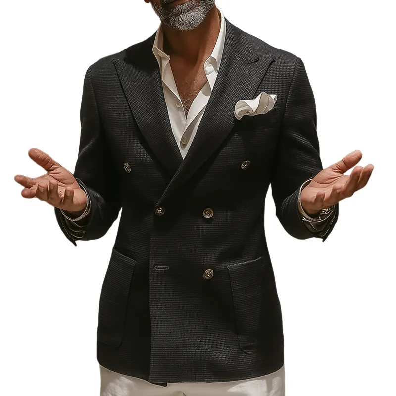 Men's Retro Casual Business Blazer MTA2668K7TO sold by Manly