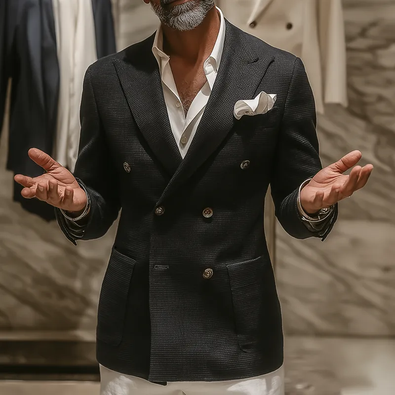 Men's Retro Casual Business Blazer MTA2668K7TO sold by Manly product image thumbnail 2