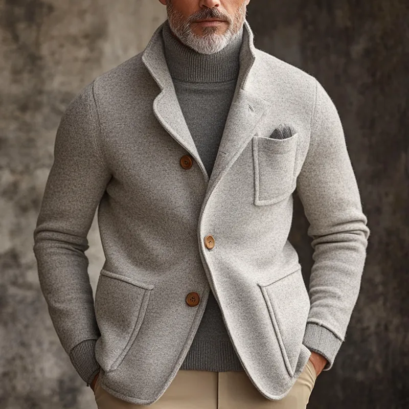 Men's Blended Collar Multi-pocket Jacket MTA2685K5X sold by Manly product image thumbnail 2