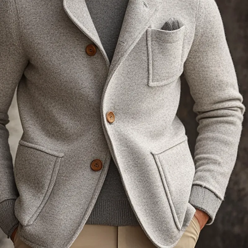 Men's Blended Collar Multi-pocket Jacket MTA2685K5X sold by Manly product image thumbnail 4