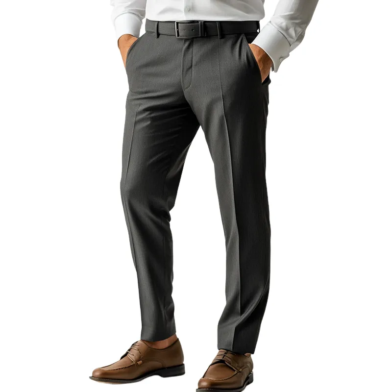 Men's Casual Blended Fabric Suit Pants MTA2663K0X sold by Manly