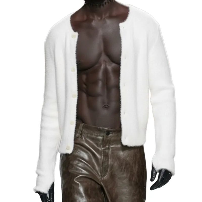 Men's Classic Casual Slim-fit Knitted Cardigan MTA0587L7K sold by Manly