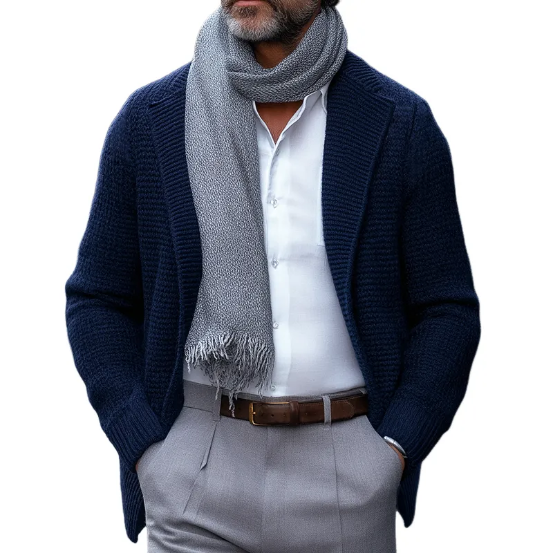 Men's Retro Casual Knitted Button Cardigan MTA0859L1TO sold by Manly