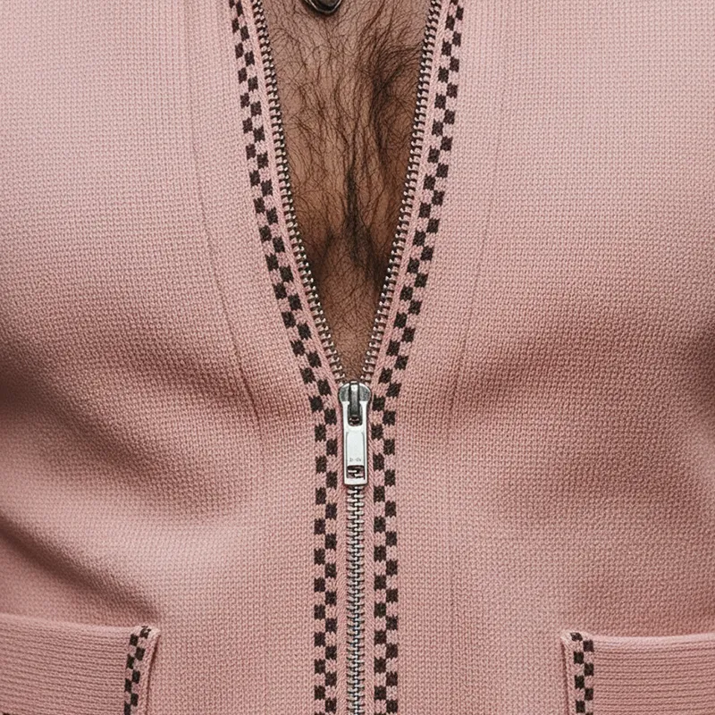 Men's Spring Fashion Cotton Knit Zip-up Cardigan MTA2337L7P sold by Manly product image thumbnail 5