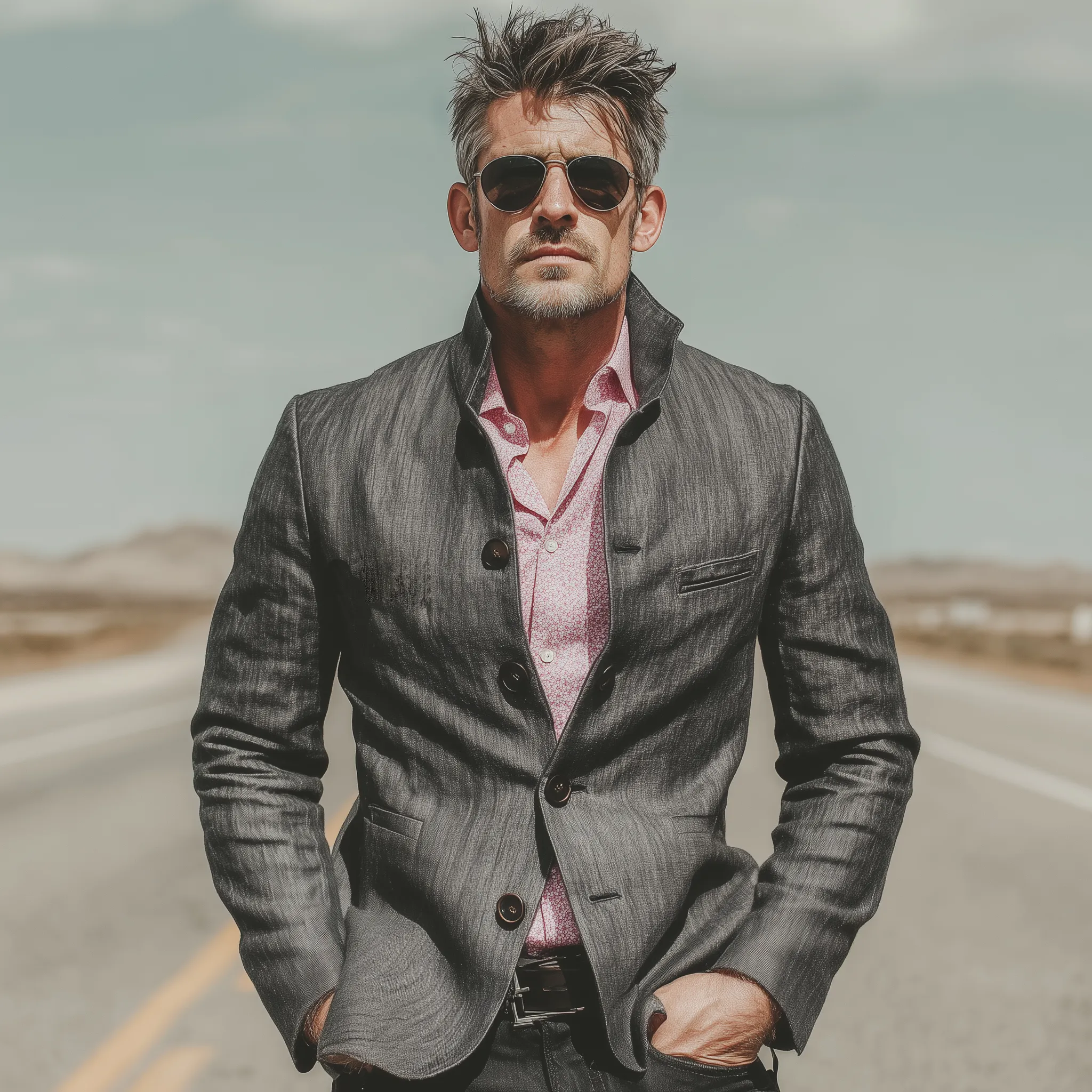 Men's Classic Casual Stand-collar Cotton Blend Jacket MTA2407L1K sold by Manly product image thumbnail 2