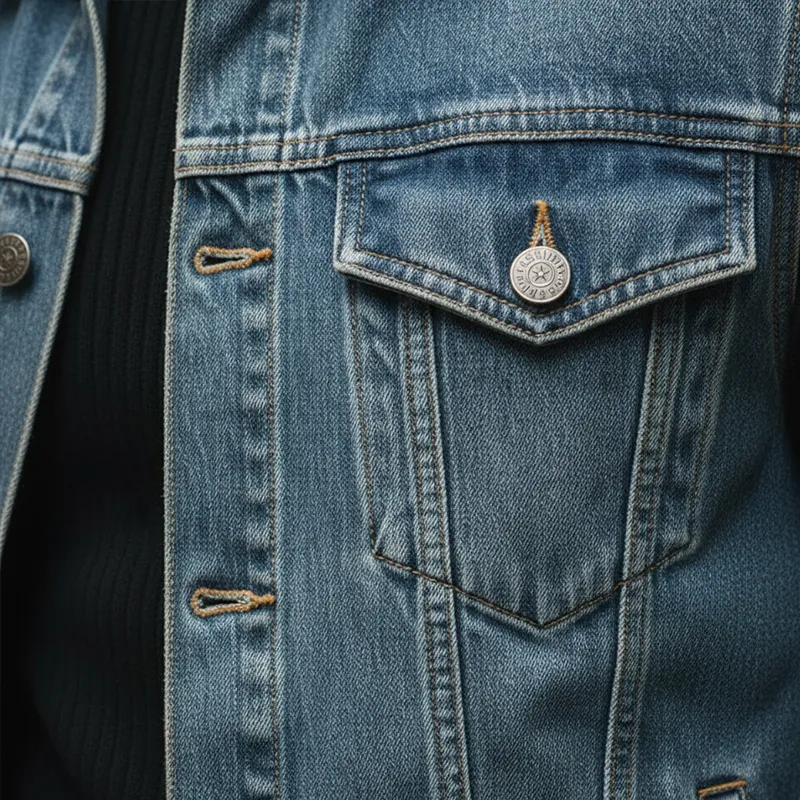 Men's Vintage Washed Denim Vest MTA1932L4P sold by Manly product image thumbnail 3