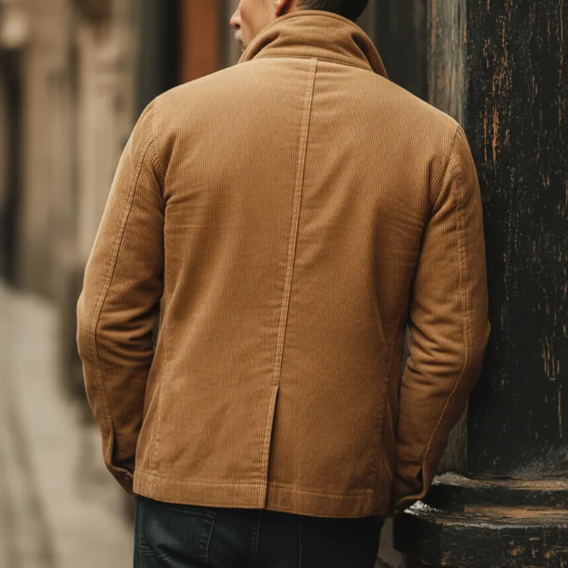 Men's Urban Corduroy Single-vent Button-up Jacket MTA1743L8U sold by Manly product image thumbnail 4