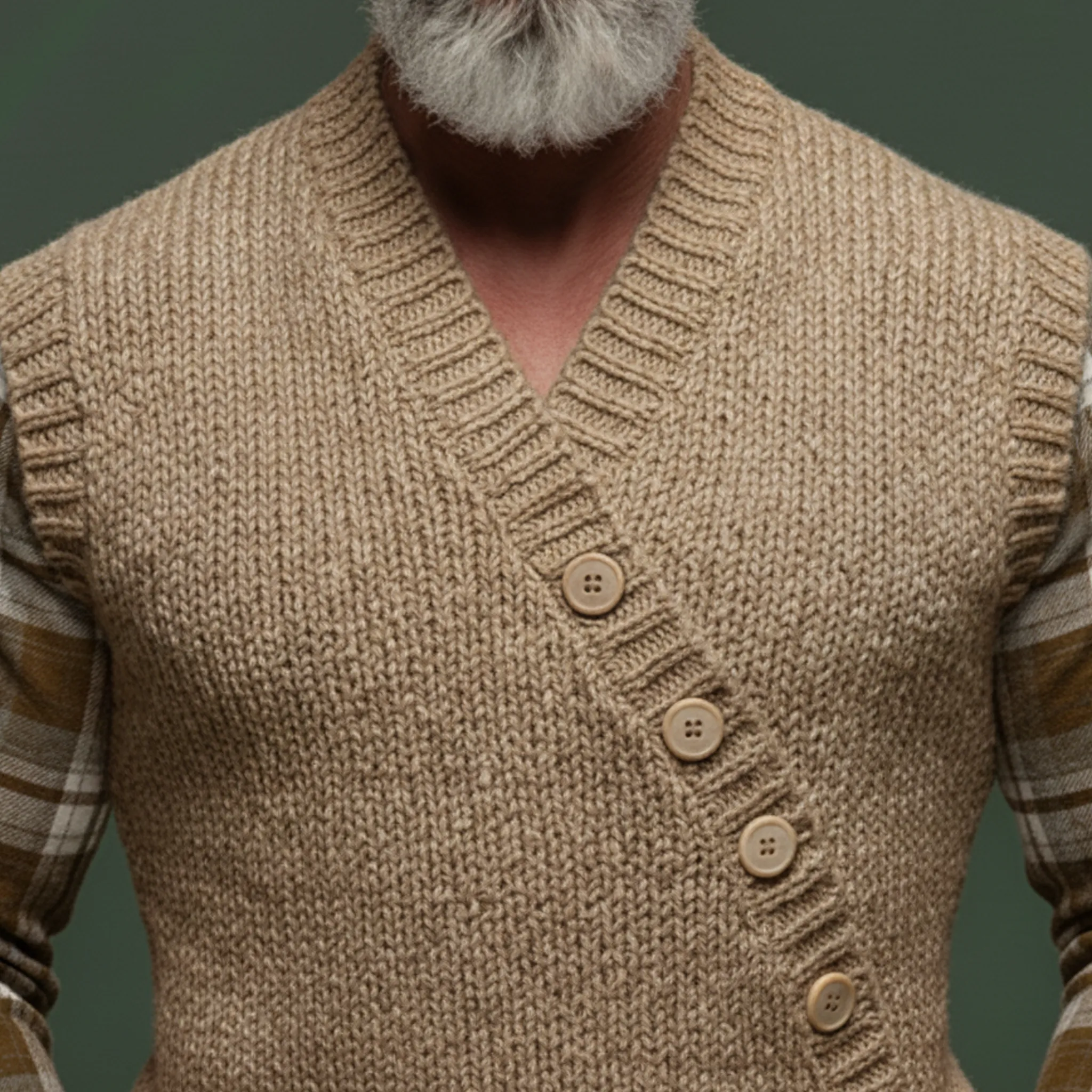 Men's Classic Casual V-neck Pullover Knitted Vest MTA1836L7K sold by Manly product image thumbnail 5