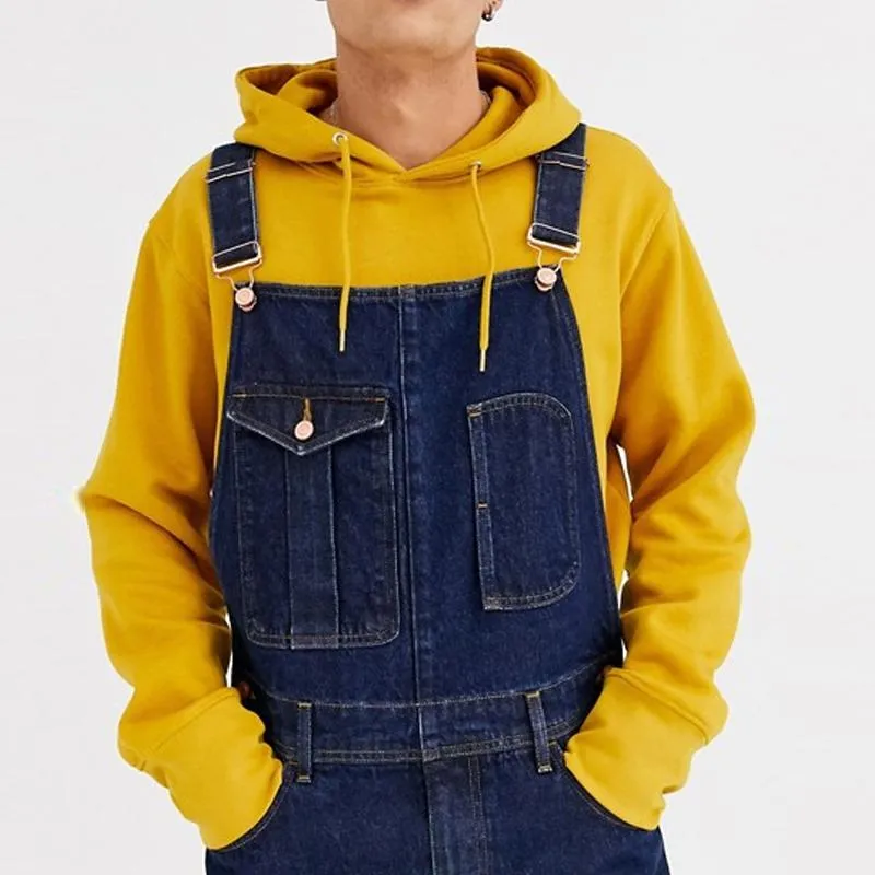 Men's Vintage Multi-Pocket Denim Overalls 88942737Y sold by Manly product image thumbnail 4