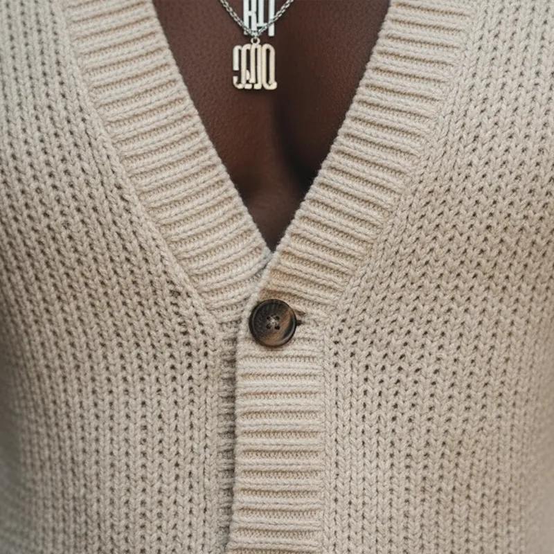 Men's Spring Fashion Cotton Knit Button-up Cardigan MTZ0999A5P sold by Manly product image thumbnail 5