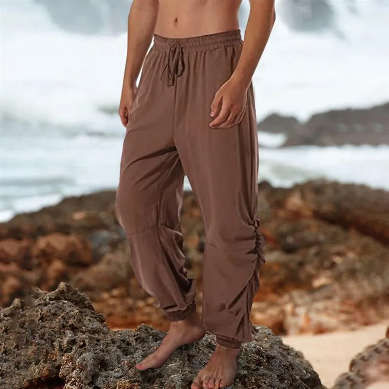 Men's Casual Solid Color Drawstring Pants 44574319Y sold by Manly product image thumbnail 2