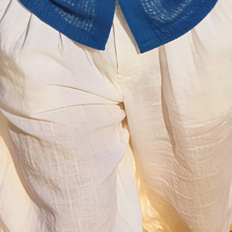 Men's Summer Fashion 100% Cotton Loose-fitting Beach Shorts MTZ0695B4P sold by Manly product image thumbnail 3