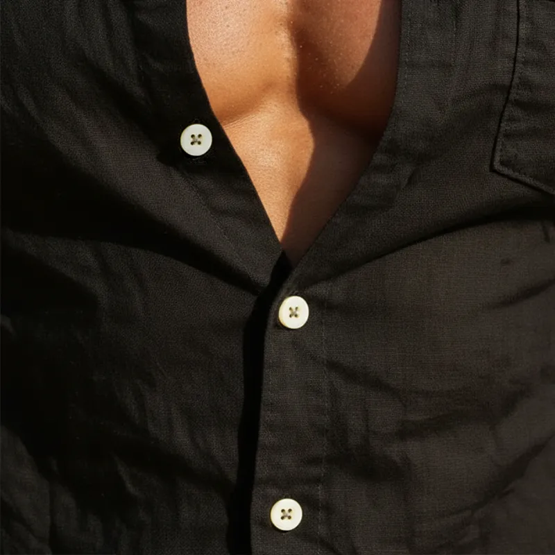 Men's Spring/Summer Fashion Slim-Fit Long-Sleeved Shirt (Polyester Blend) MTZ0681B1P sold by Manly product image thumbnail 3