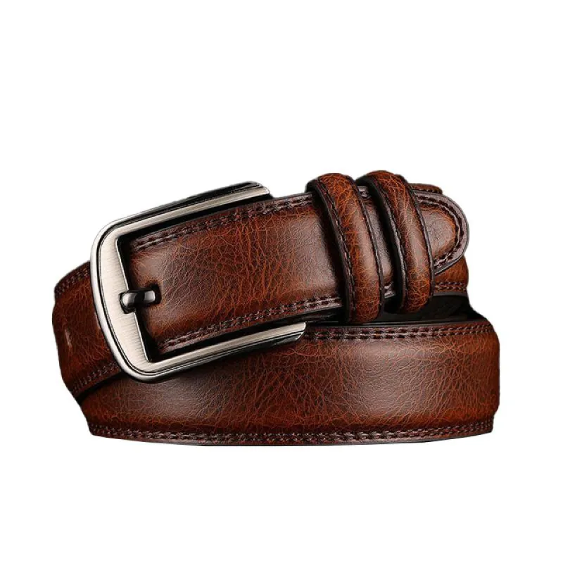 Men's Vintage Cowhide Pin Buckle Belt 82915219M sold by Manly