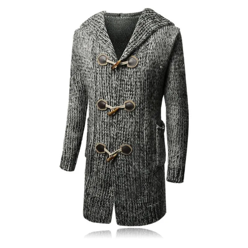 Men's Retro Hooded Sweater Jacket 64597000X sold by Manly