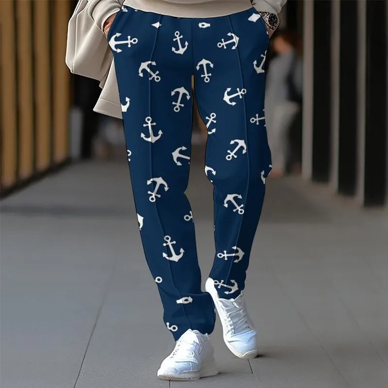 Men's Printed Loose Sports Casual Pants 10155736X sold by Manly product image thumbnail 4