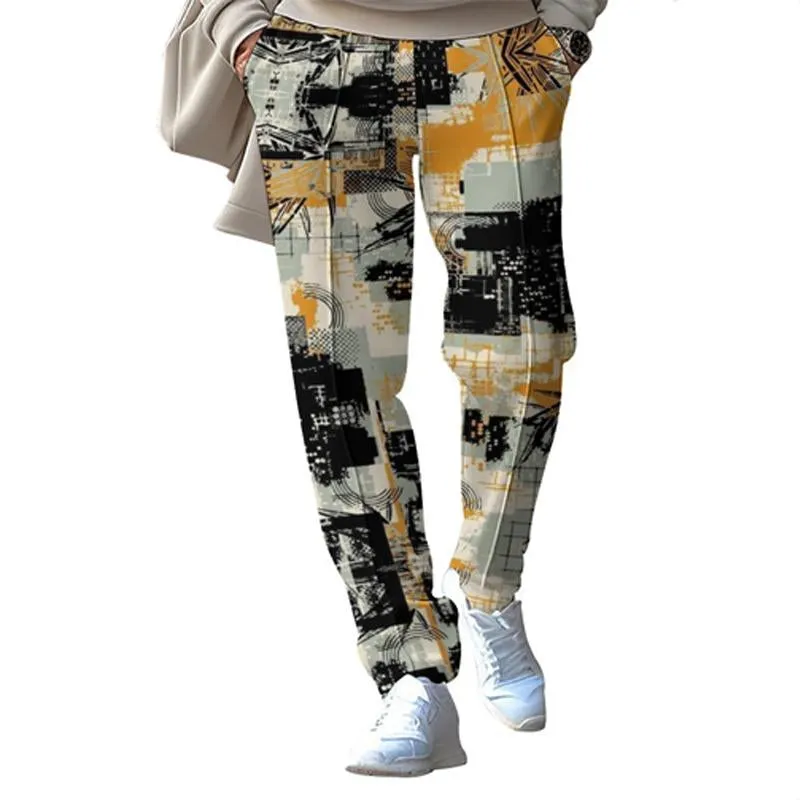 Men's Printed Loose Sports Casual Pants 10155736X sold by Manly