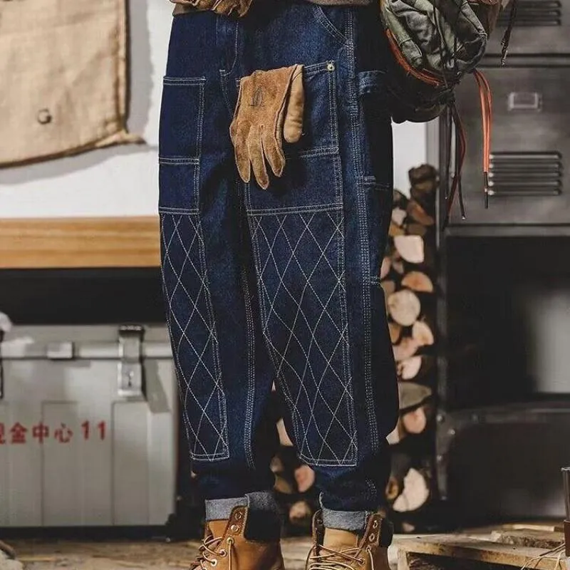 Men's Vintage Loose Straight Cargo Jeans 83708196M sold by Manly product image thumbnail 2