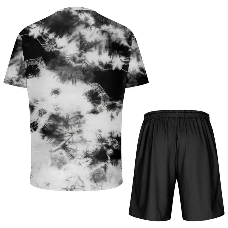 Men's Hawaiian Crew Neck Printed Casual Loose Short Sleeve Beach Shorts Set 26155701X sold by Manly product image thumbnail 4