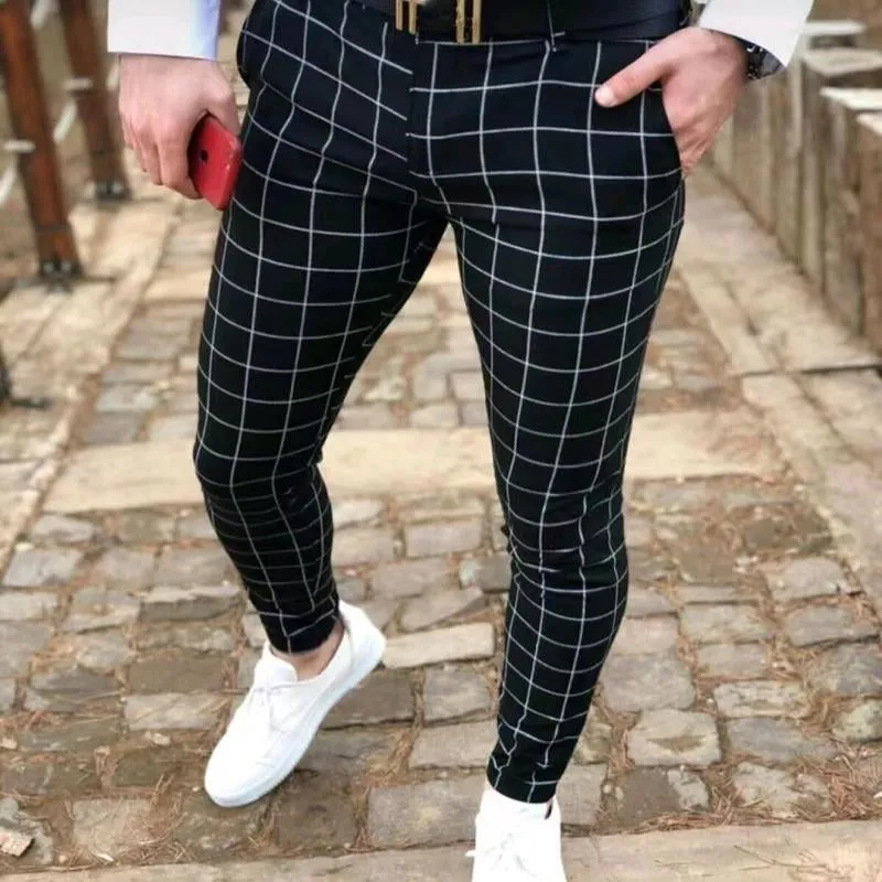 Men's Plaid Stripe Pencil Pants 90410675X sold by Manly product image thumbnail 3